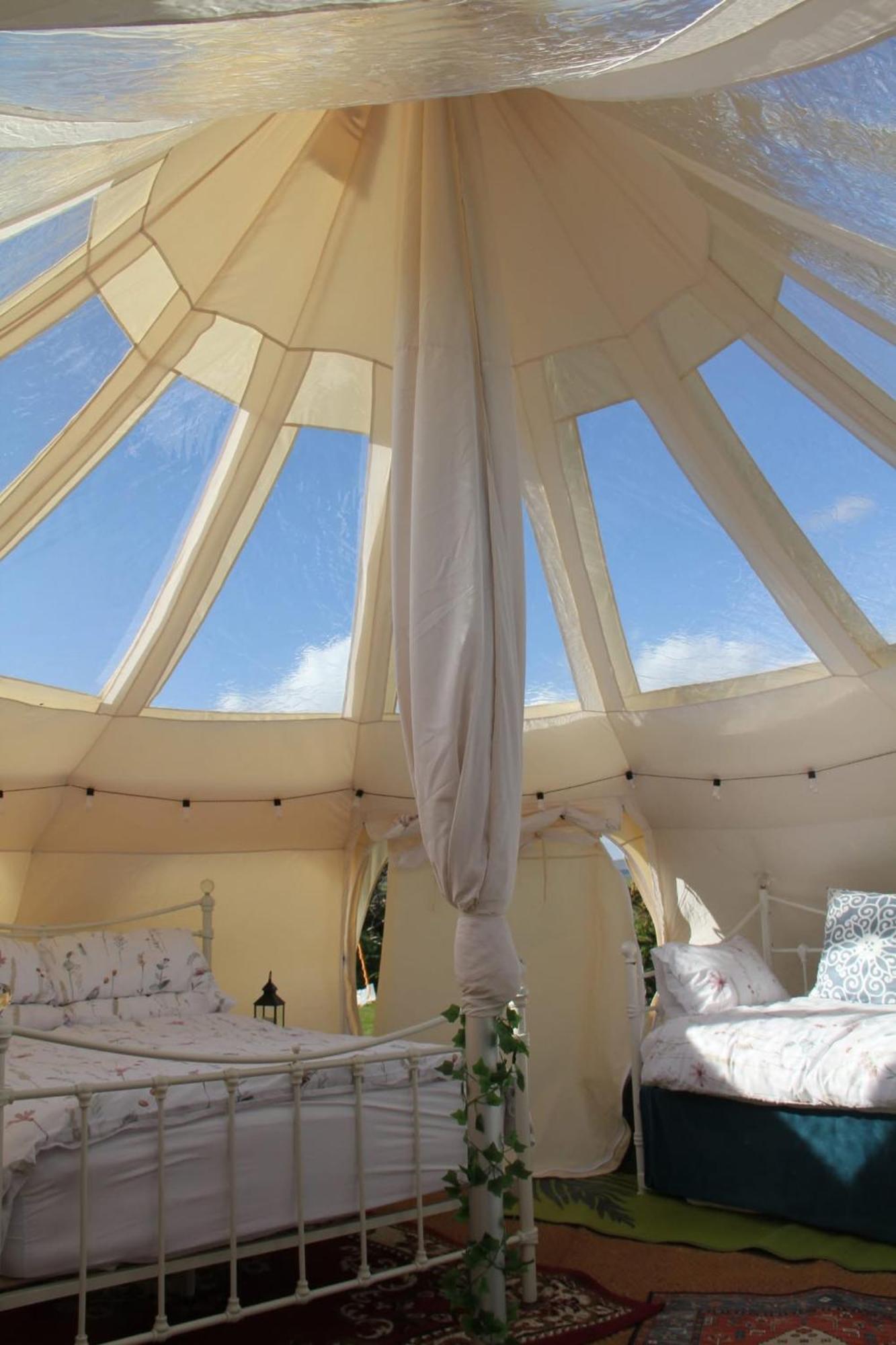 Luxury tent Tal-y-fan Farm 6m Stargazer Tent Bridgend (Wales)